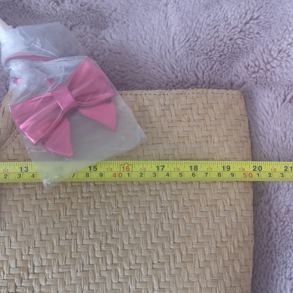 Juicy Couture • Woven Straw Beach Tote Bag NWT - Picture 5 of 6